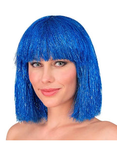 Widmann SRL Pruik blits blauw Maud
