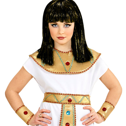 Widmann Perruque Fille de Pirate (Blond, Noir, Acajou Widmann Perruque Fille de Pirate (Blond, Noir, Acajou