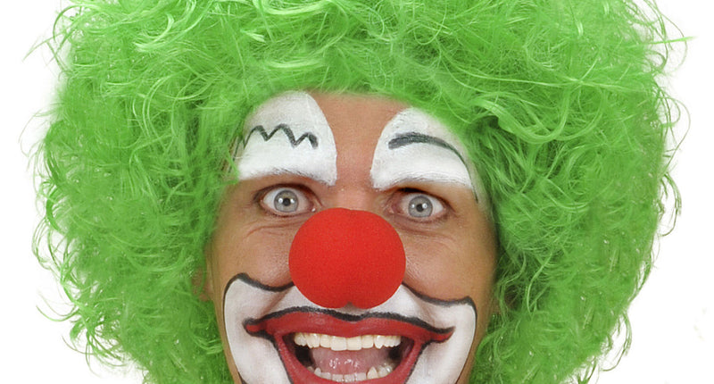 Widmann SRL pruik clown groen