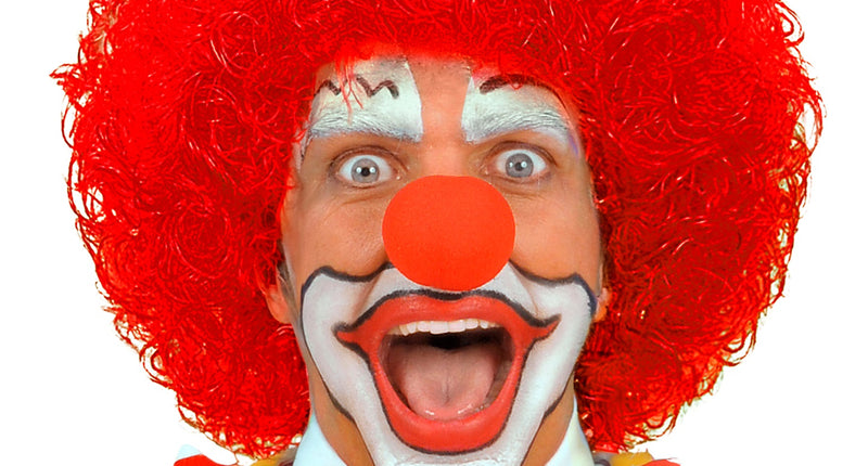 Widmann SRL pruik clown rood