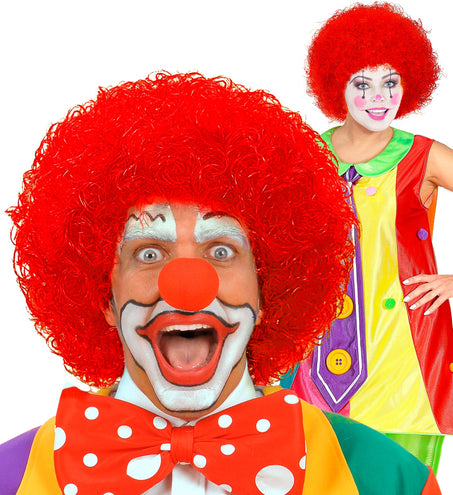 Widmann SRL pruik clown rood