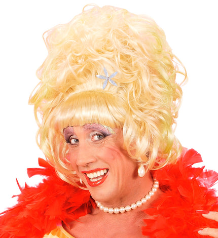 Widmann SRL pruik drag queen blond