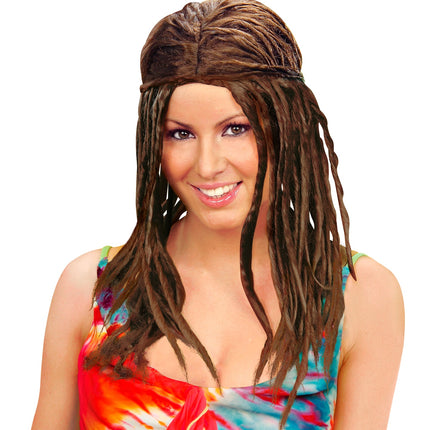 Widmann SRL Pruik, Dreadlocks Bruin