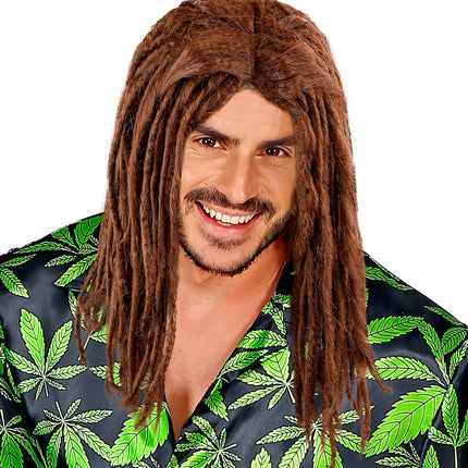 Widmann SRL Pruik, Dreadlocks Bruin