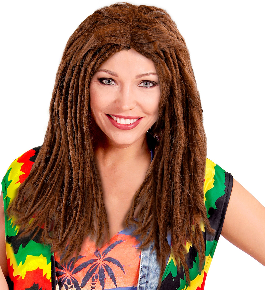 Pruik Dreadlocks Bruin | Perfect voor elk feestje