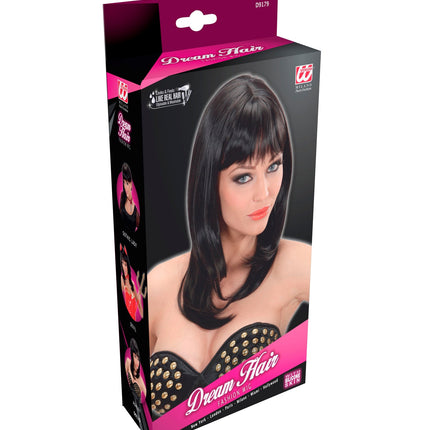 Widmann SRL pruik droomhaar ashley zwart