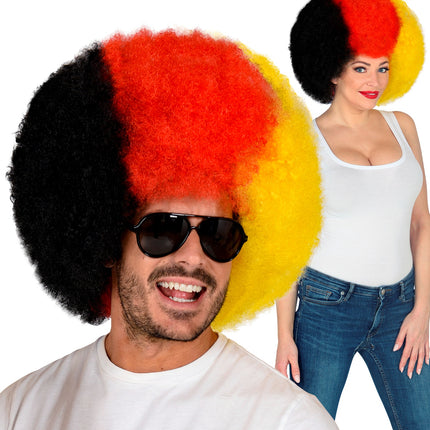 Widmann SRL Pruik Duitsland zwart rood geel