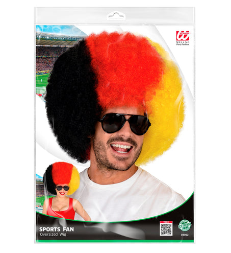 Widmann SRL Pruik Duitsland zwart rood geel