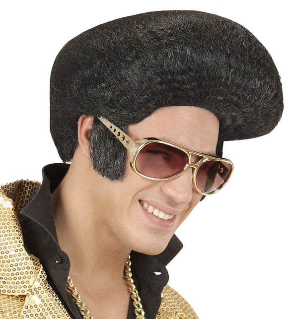 Widmann SRL Pruik Elvis king of rock 'n roll