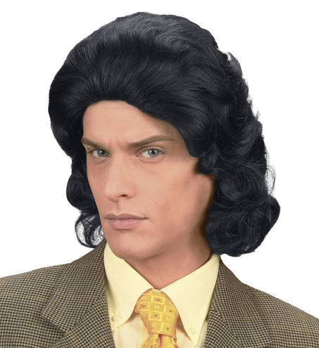 Widmann SRL pruik frankie zwart in doos