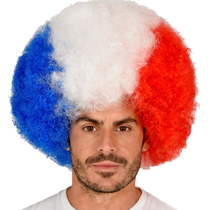 Widmann SRL Pruik Frankrijk blauw wit rood