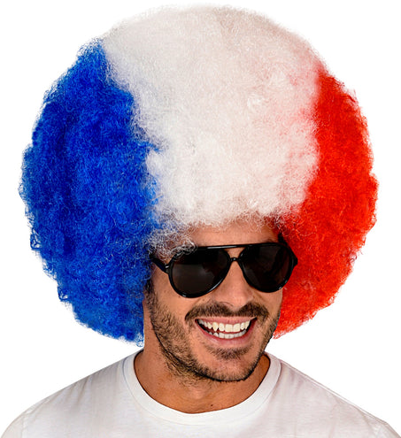 Widmann SRL Pruik Frankrijk blauw wit rood