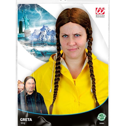 Widmann SRL Pruik Greta met vlechten