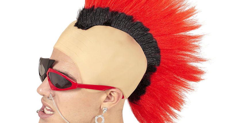 Widmann SRL Pruik hanenkam rood