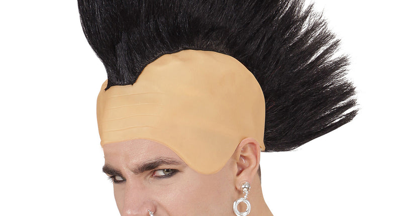 Widmann SRL Pruik hanenkam zwart