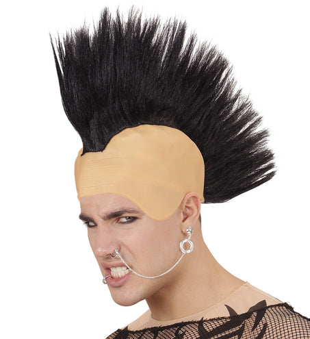 Widmann SRL Pruik hanenkam zwart