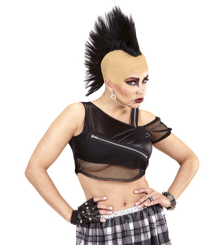 Widmann SRL Pruik hanenkam zwart