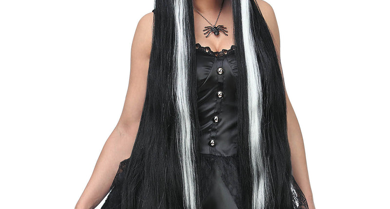 Widmann SRL Pruik heks extra lang haar