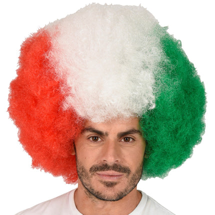 Widmann SRL Pruik Italië rood wit groen