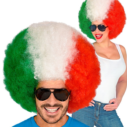 Widmann SRL Pruik Italië rood wit groen