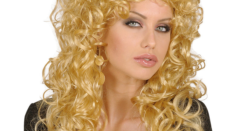 Widmann SRL pruik krulpruik beauty blond