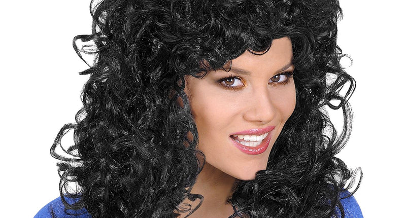 Widmann SRL pruik krulpruik beauty zwart