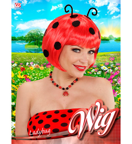 Widmann SRL Pruik lieveheersbeestje met voelsprieten