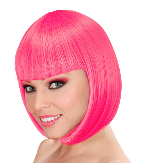 Widmann SRL Pruik Lou Lou felroze