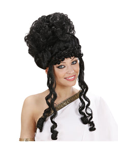 Widmann SRL pruik olympische godin zwart