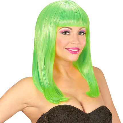 Widmann SRL Pruik, Patsy Neon Groen
