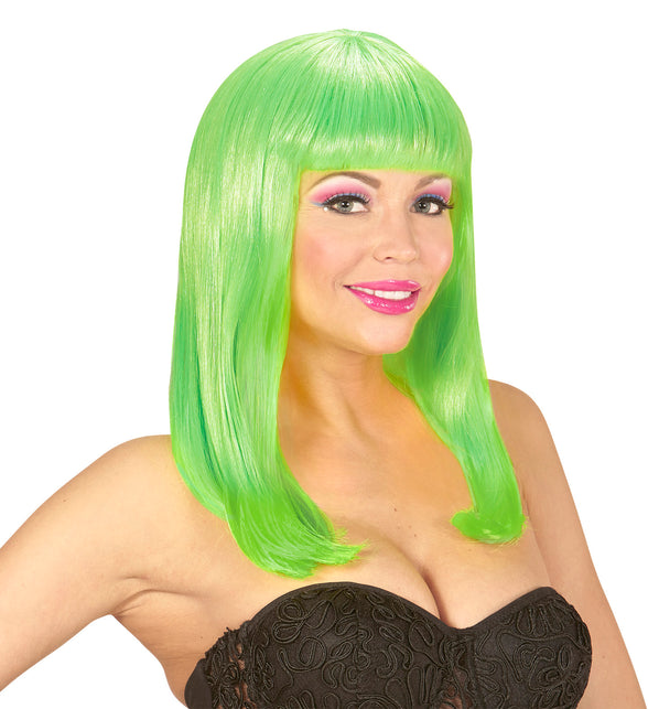Widmann SRL Pruik, Patsy Neon Groen