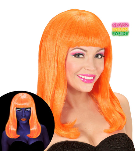 Widmann SRL Pruik, Patsy Neon Oranje