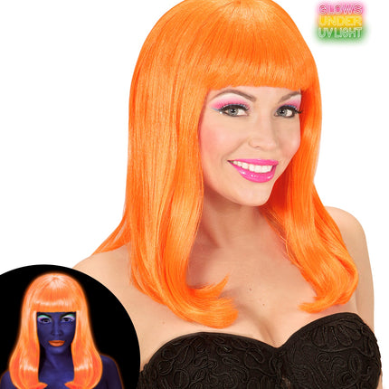 Widmann SRL Pruik, Patsy Neon Oranje