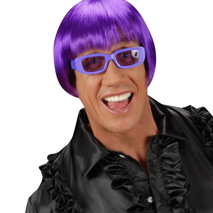 Widmann SRL pruik rave paars