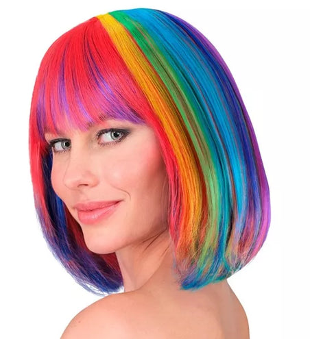 Widmann SRL Pruik regenboog Fleur