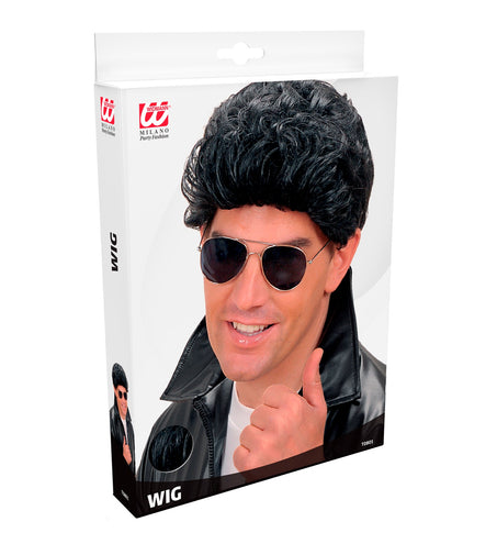 Widmann SRL pruik t-birds zwart