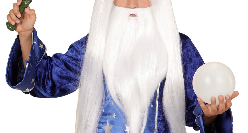 Widmann SRL Pruik tovenaar met baard