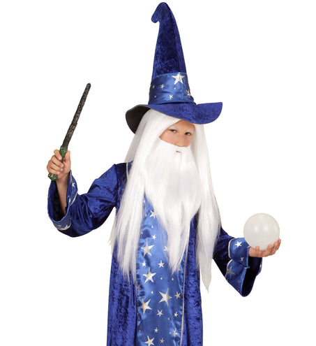 Widmann SRL Pruik tovenaar met baard