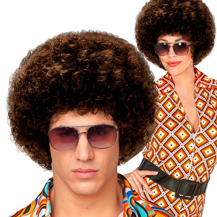 Widmann SRL pruik unisex bruin