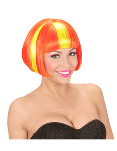 Widmann SRL Pruik, Valentina Neon Geel/Oranje