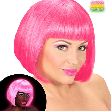Widmann SRL Pruik, Valentina neon, roze