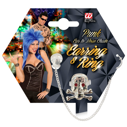 Widmann SRL Punk oorbel en ring