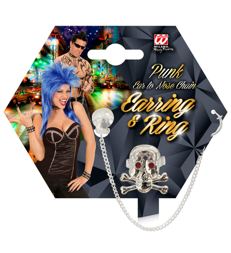 Widmann SRL Punk oorbel en ring