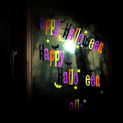Widmann SRL Raamsticker happy Halloween