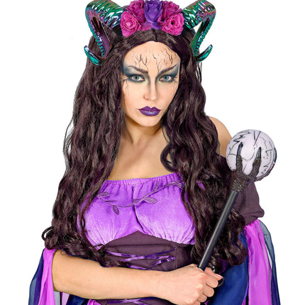 Widmann SRL Ram hoorns met bloemen