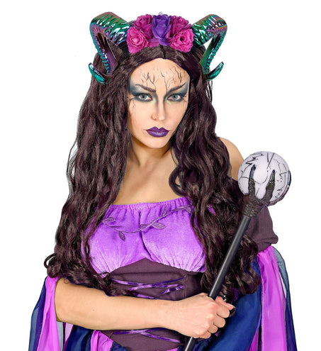 Widmann SRL Ram hoorns met bloemen