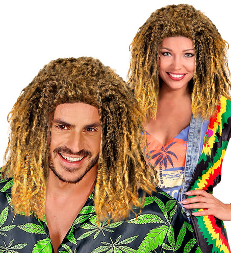 Widmann SRL Rasta pruik bruin blond