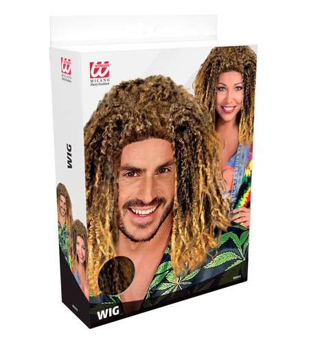 Widmann SRL Rasta pruik bruin blond