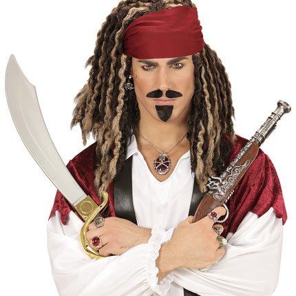 Widmann SRL Rasta pruik dreadlocks Reggae