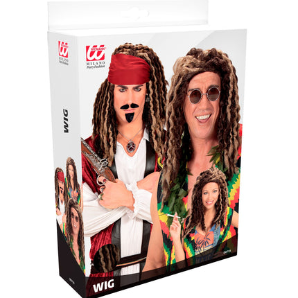 Widmann SRL Rasta pruik dreadlocks Reggae